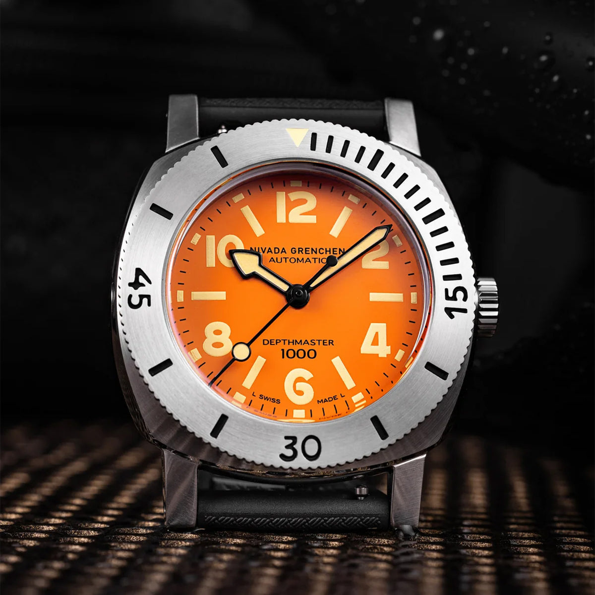 Nivada Grenchen Depthmaster Orange 14127A01