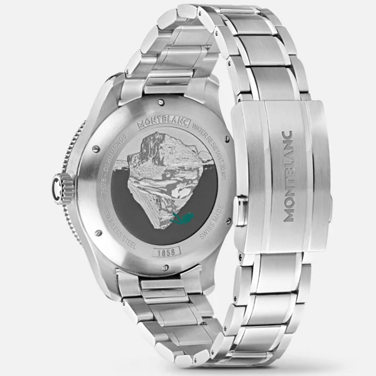 Montblanc 1858 Iced Sea Automatic Date MB130810