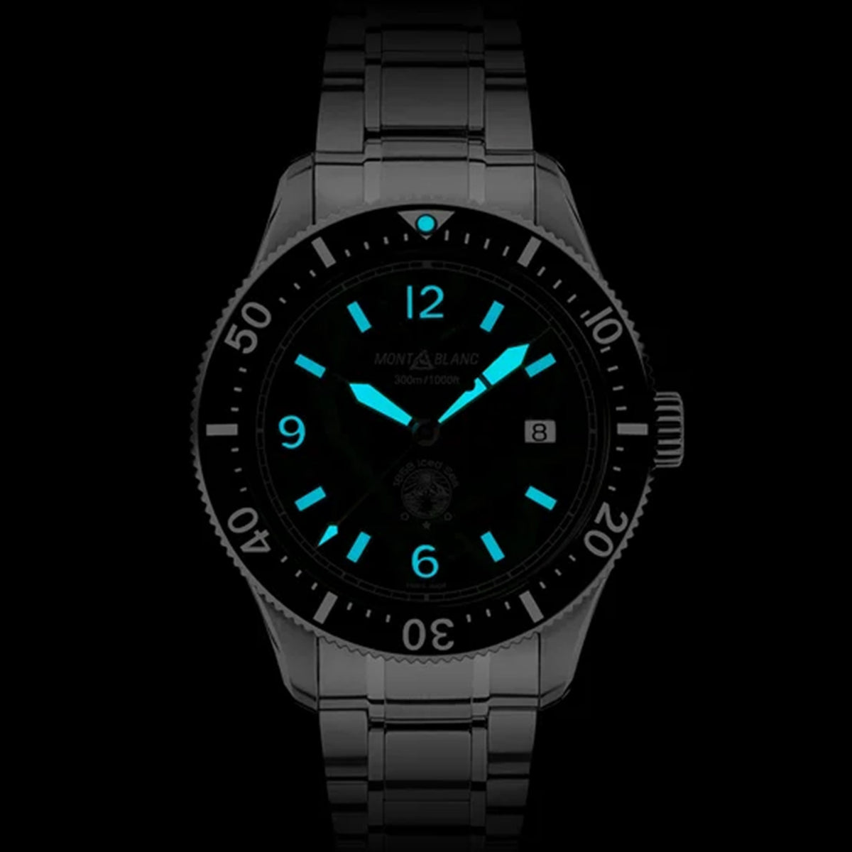 Montblanc 1858 Iced Sea Automatic Date MB130810