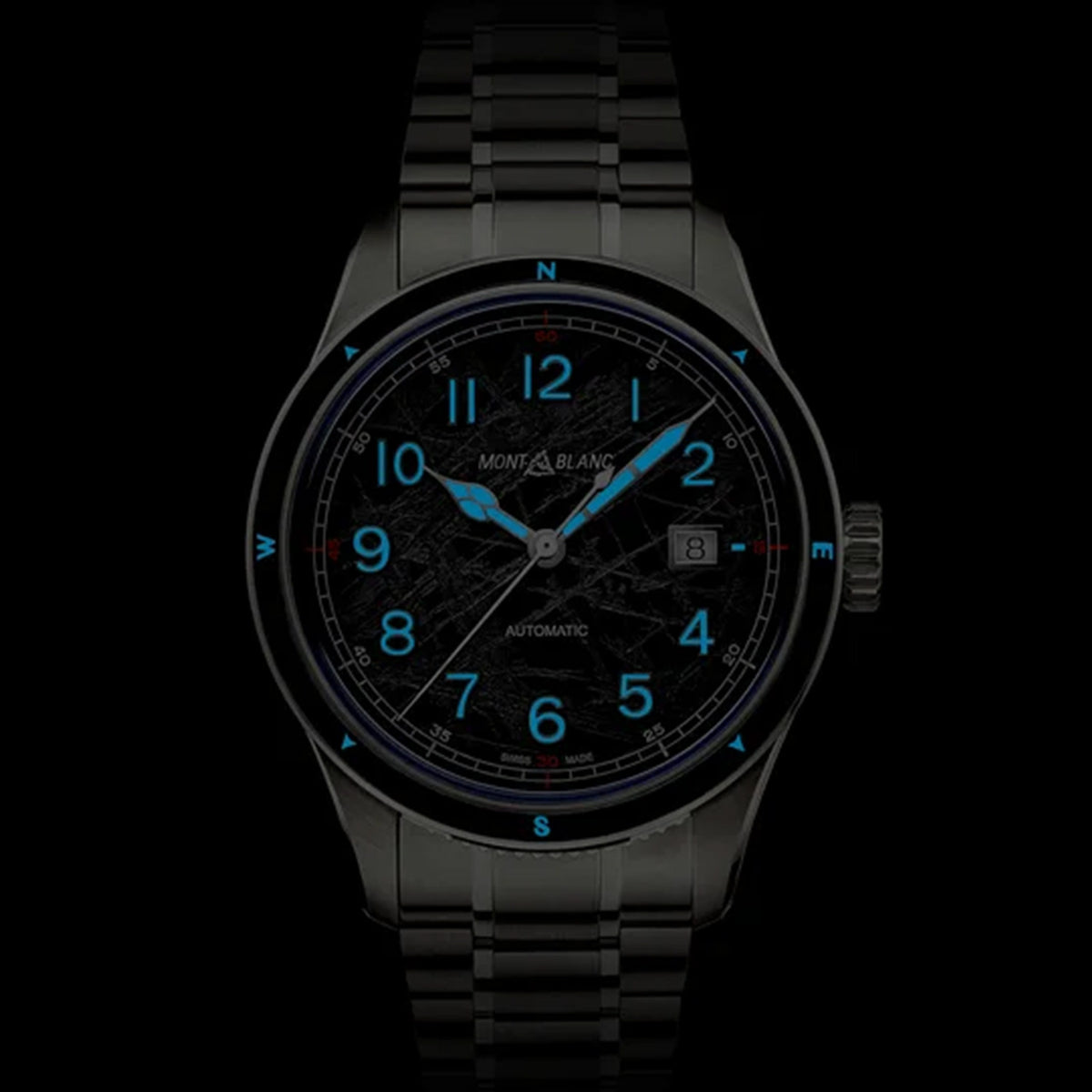 Montblanc 1858 Automatic Date 0 Oxygen The 8000 MB130984
