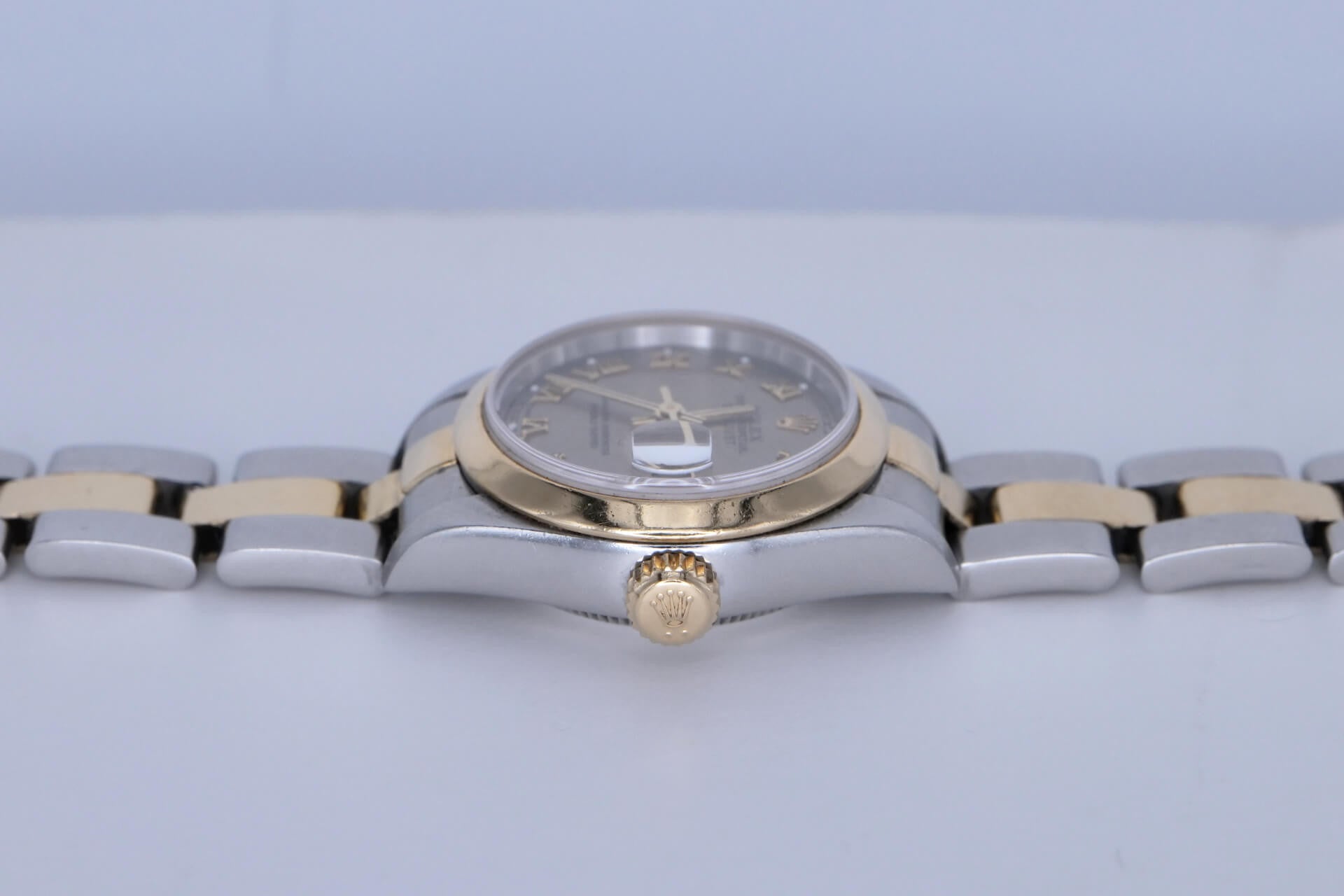 BEGAGNAD Rolex Lady Datejust 26 mm gult guld och stål 69163