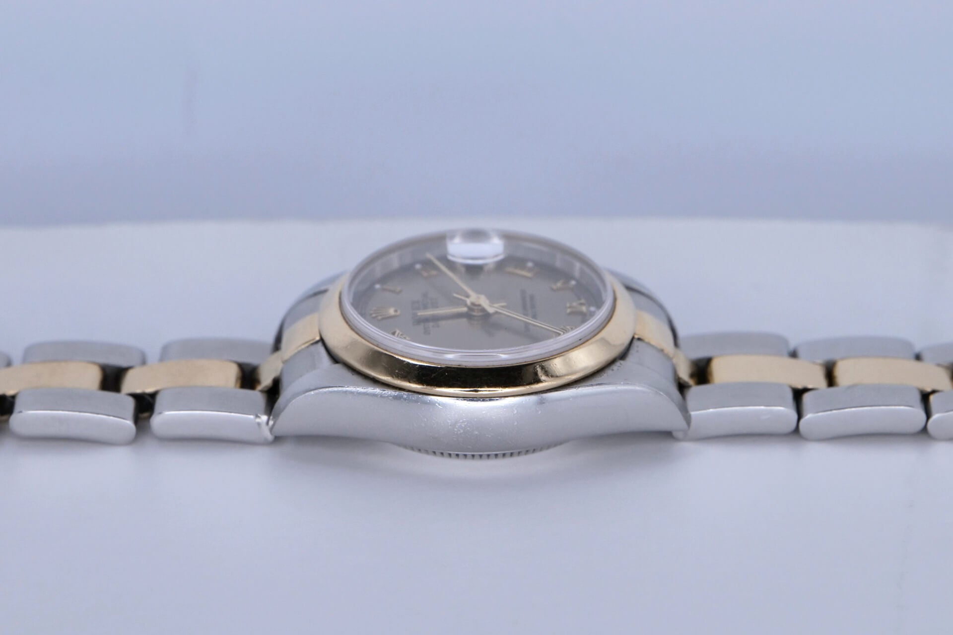 BEGAGNAD Rolex Lady Datejust 26 mm gult guld och stål 69163