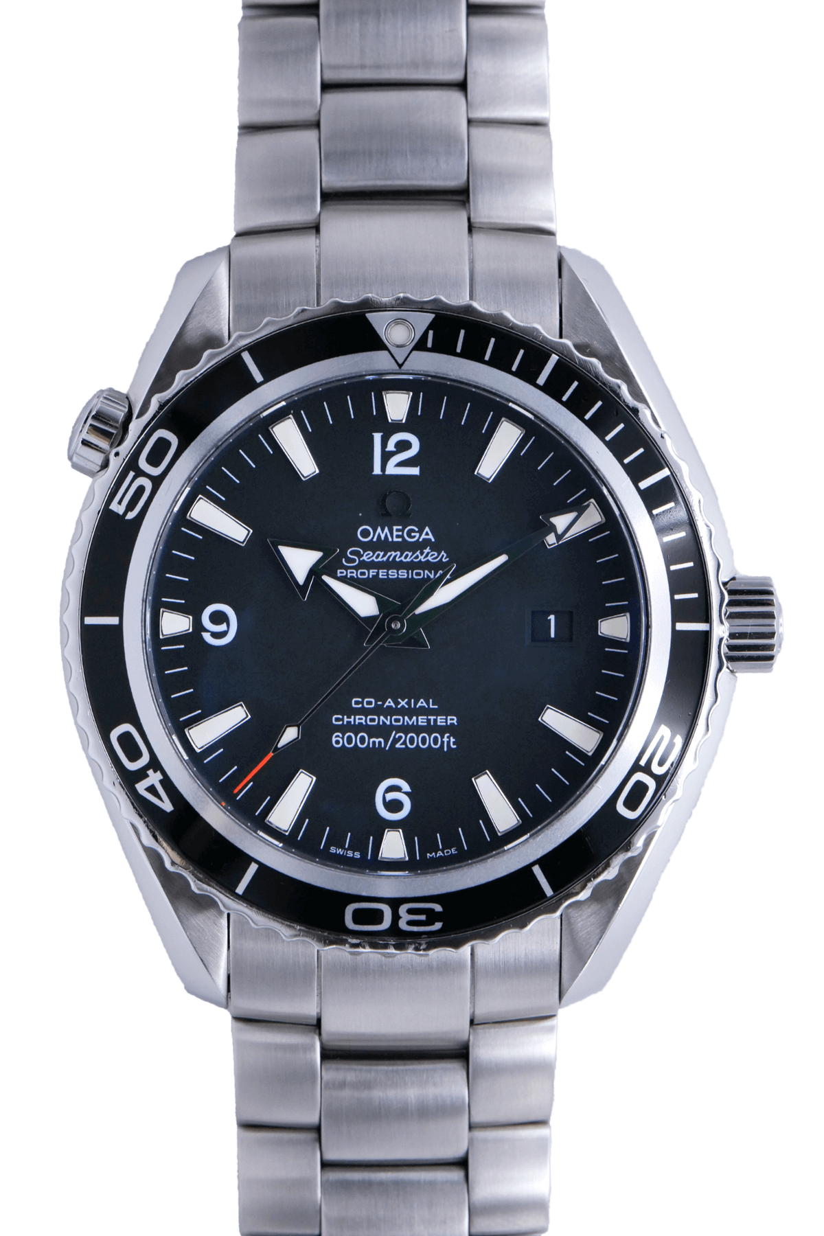 BEGAGNAD Omega Seamaster Planet Ocean Svart 22005000