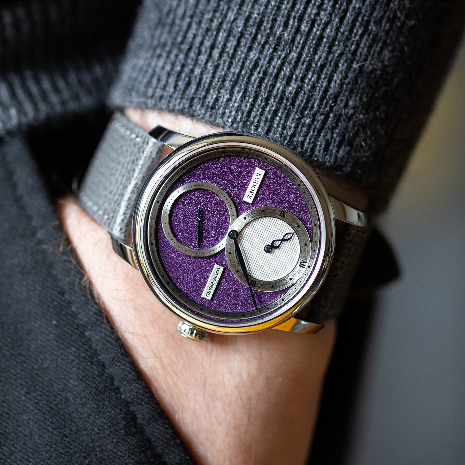 Louis Erard X Kudoke Le Régulateur Purple 85237AA46.BVA173