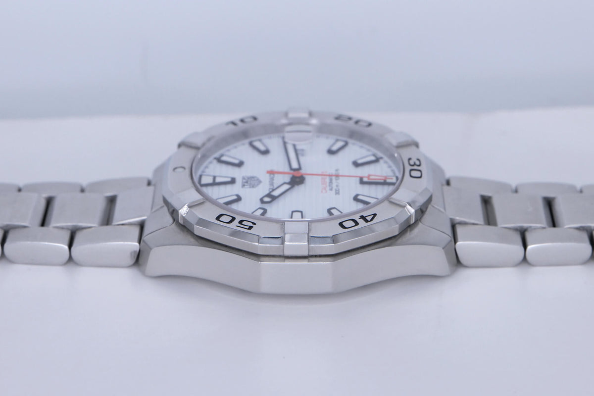 BEGAGNAD Tag Heuer Aquaracer 300M Vit 43Mm WAY2013-0