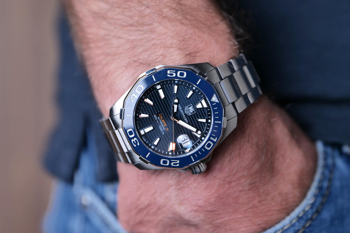PRE-OWNED Tag Heuer Aquaracer Calibre 5 WAY211C-0