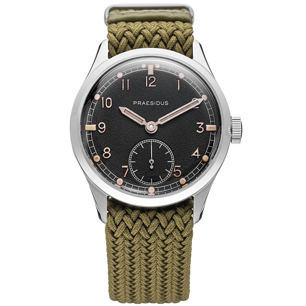 Praesidus DD-45 Patina Green Perlon Strap P-38-MBV-OGNSG