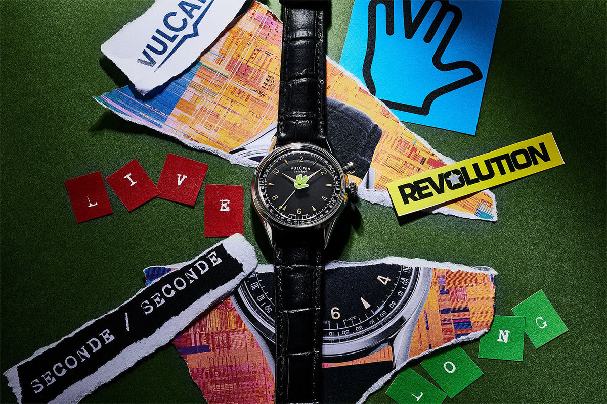 Vulcain Cricket Salute 36 mm - Green 100169A96.BAN301
