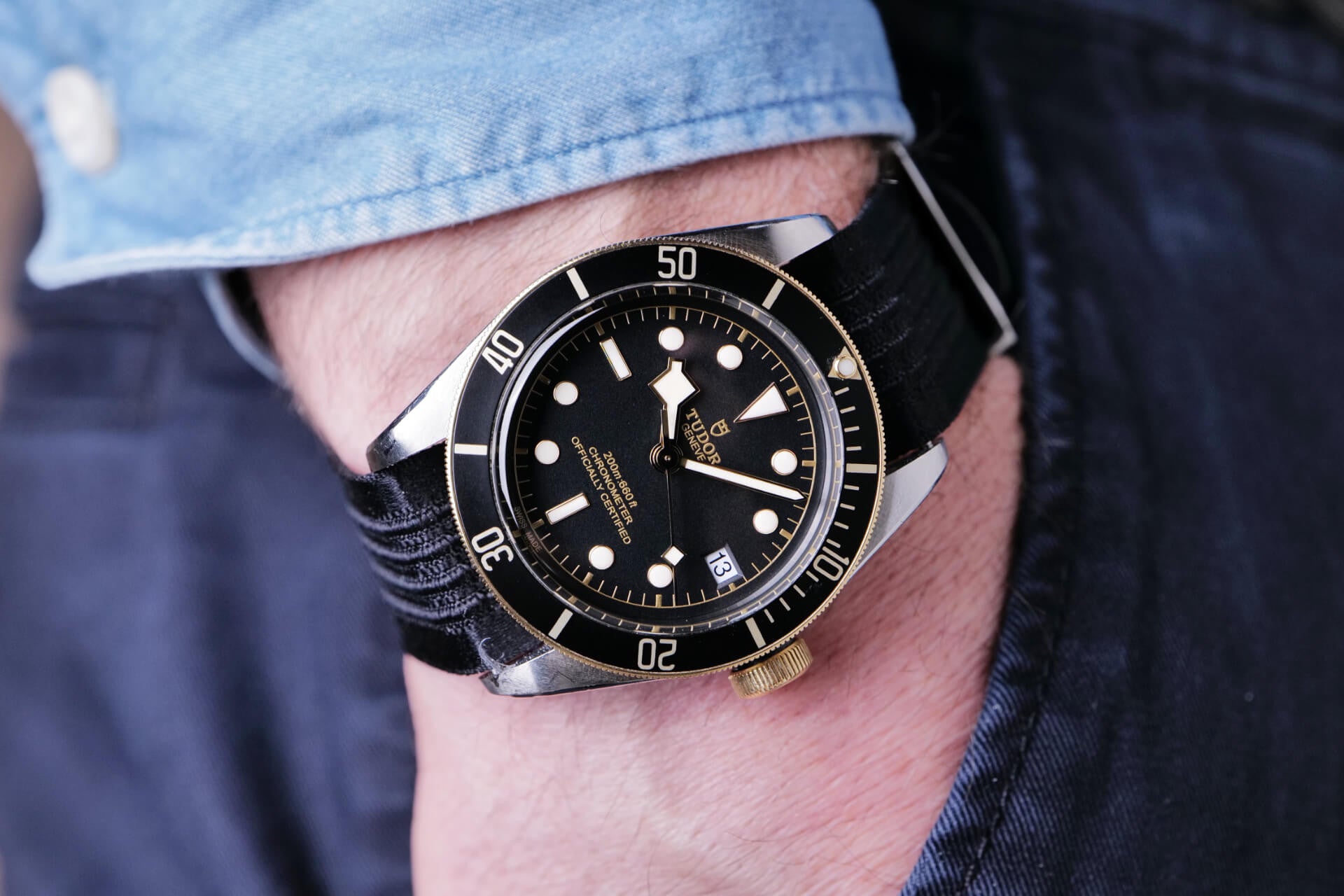 PRE-OWNED Tudor Black Bay S&G 79733N