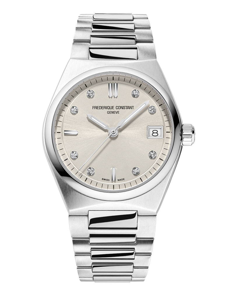 Frederique Constant Highlife Ladies Quartz 31mm Round White Sunray & Steel FC-240ND2NH26B