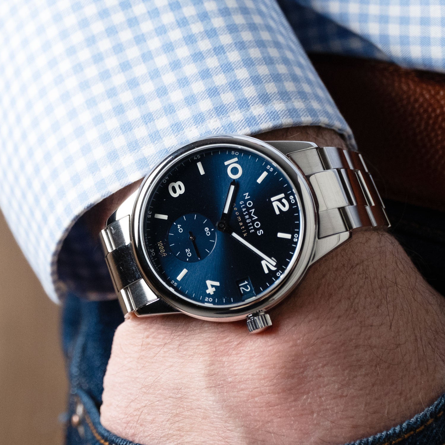 BEGAGNAD Nomos Club Sport Neomatik 42 Date Blue 782/2216