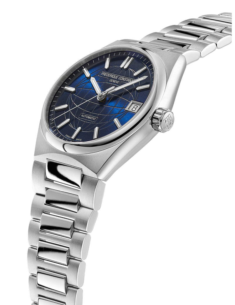 Frederique Constant Highlife Ladies Automatisk Marinblå & Stållänk FC-303N2NH6B