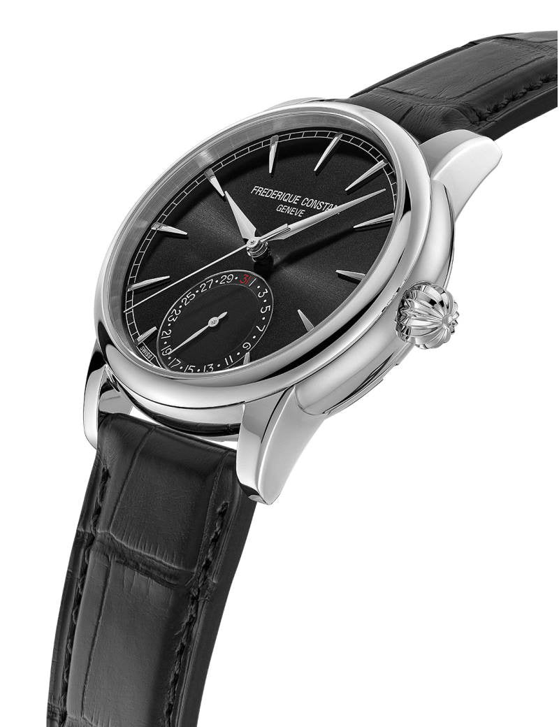Frederique Constant Manufacture Classic Date Black & Leather strapFC-706B3H6