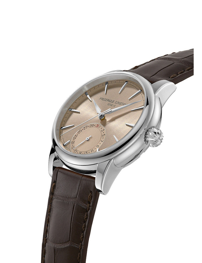 Frederique Constant Manufacture Classic Date Sunray & Leather strap FC-706SAL3H6