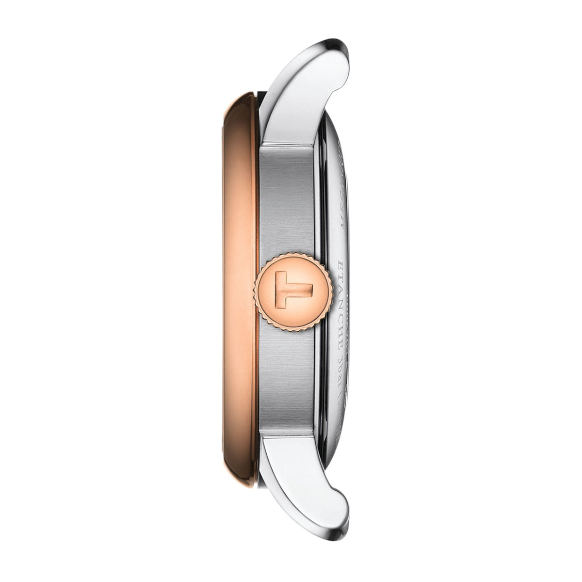 Tissot - Le Locle Automatisk Dam Vit & Rose Guld PVD 29mm T0062072203600