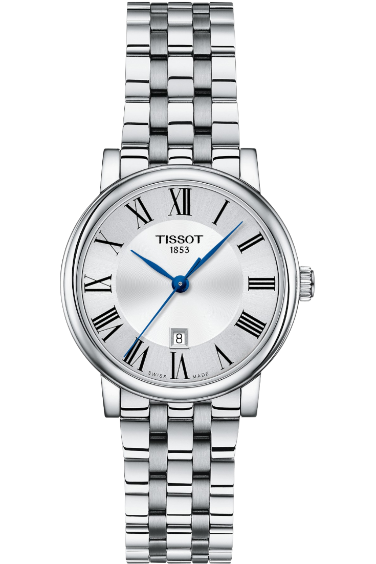 Tissot - Carson Premium Quartz Lady 30mm Silver & Steel Bracelet T1222101103300