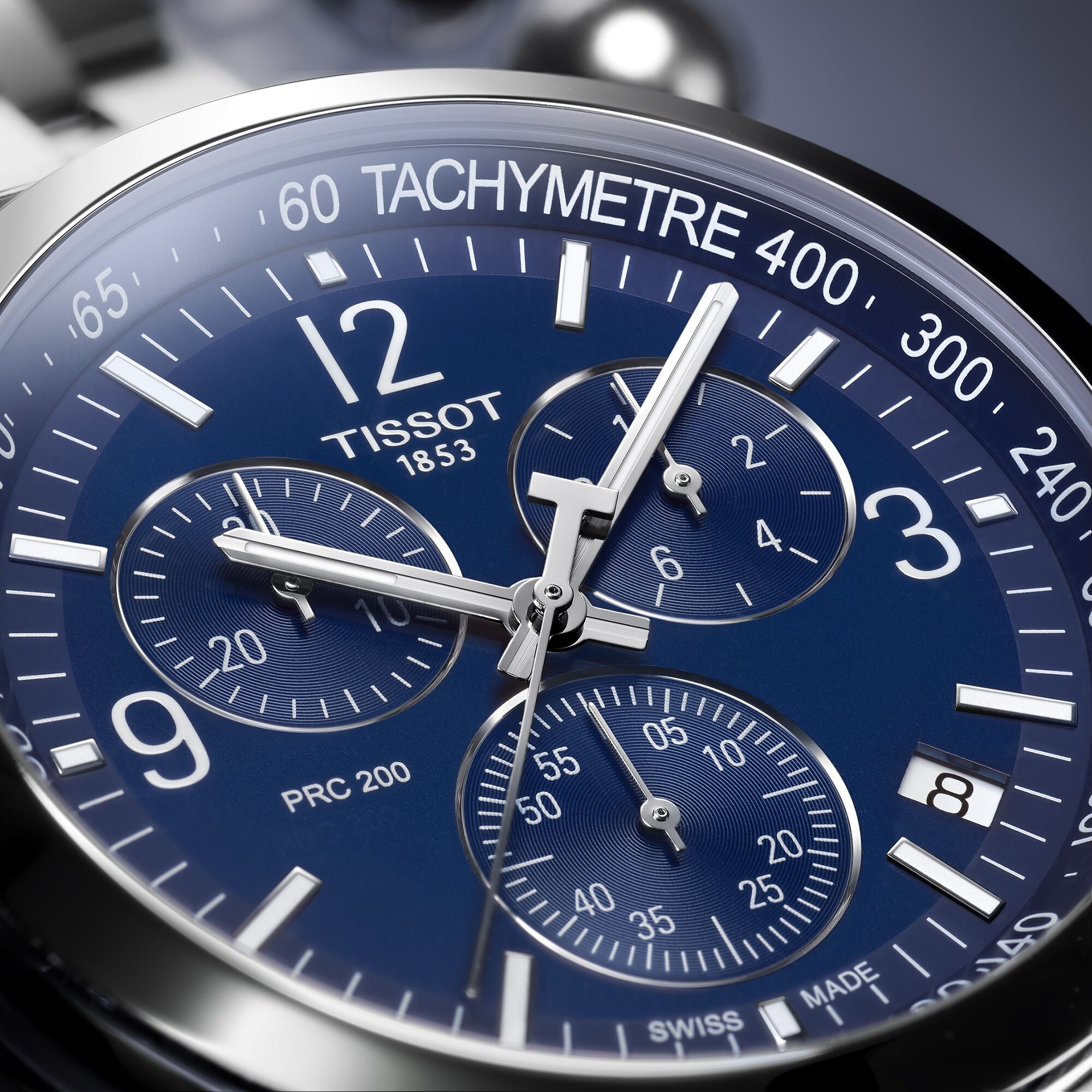 Tissot - PRC 200 Quartz Chronograph Blue & Steel Bracelet T1144171104700