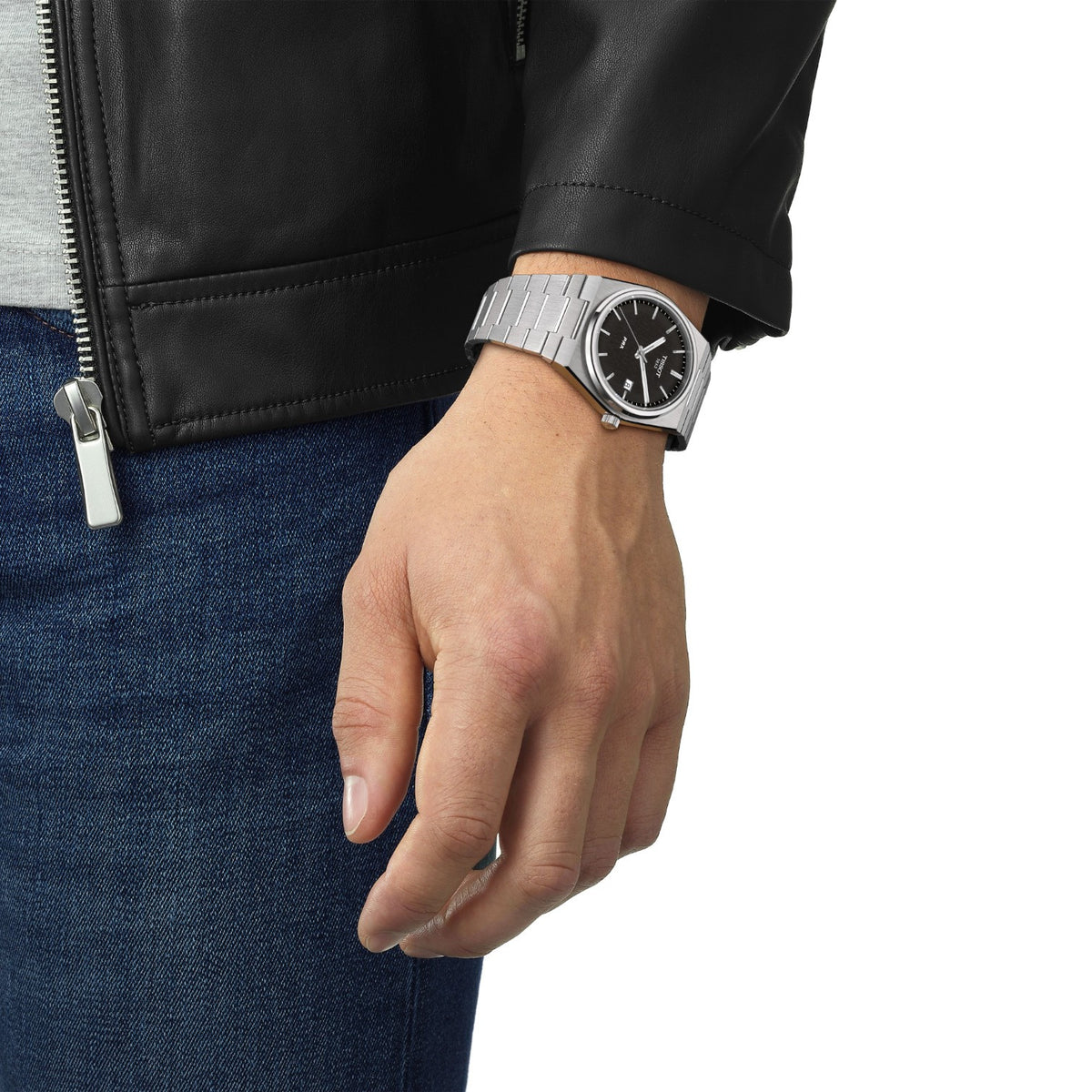 Tissot - PRX Quartz Black Dial & Steel Bracelet T1374101105100