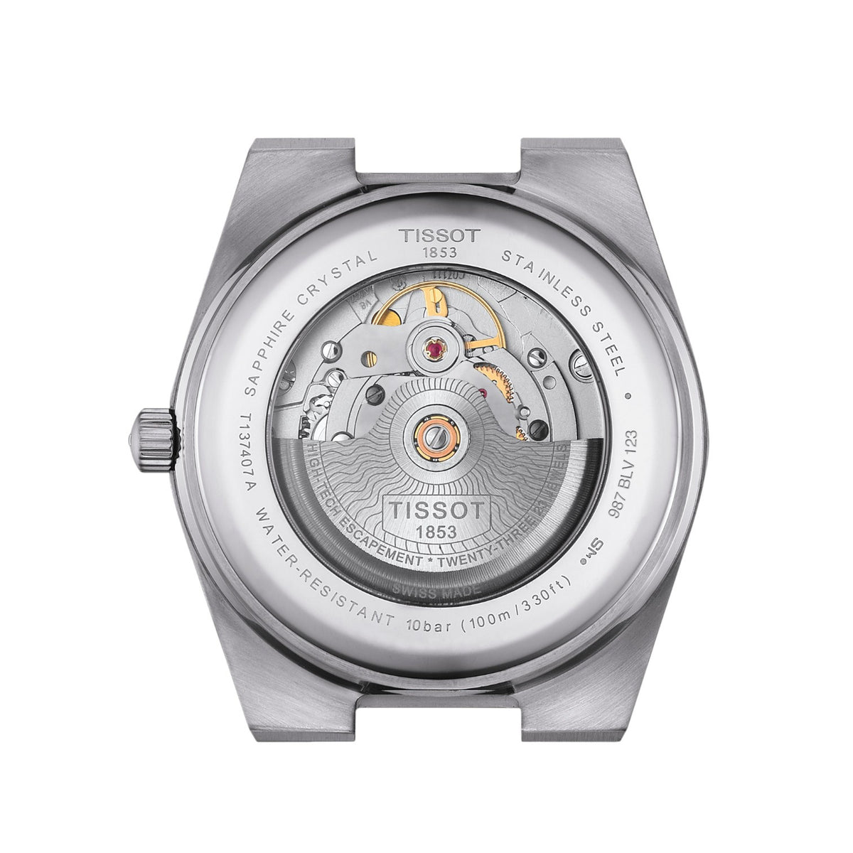 Tissot PRX Powermatic 80 40mm Blå Urtavla & Stållänk T1374071104100
