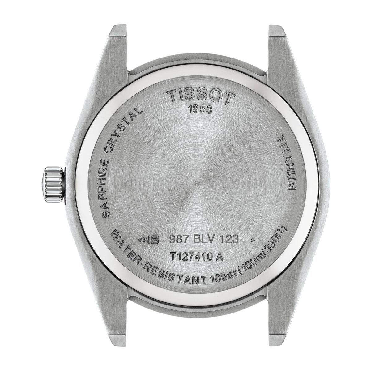 Tissot - Gentleman Titanium Blå & Stållänk 40mm T1274104404100
