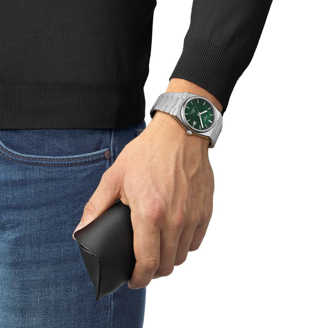Tissot PRX Powermatic 80 40mm Green & Steel Bracelet T1374071109100
