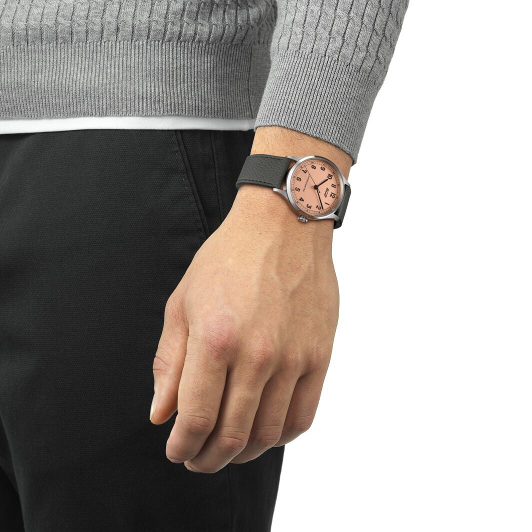 Tissot Heritage 1938 Automatic COSC Pink & Grey Leather T1424641633200