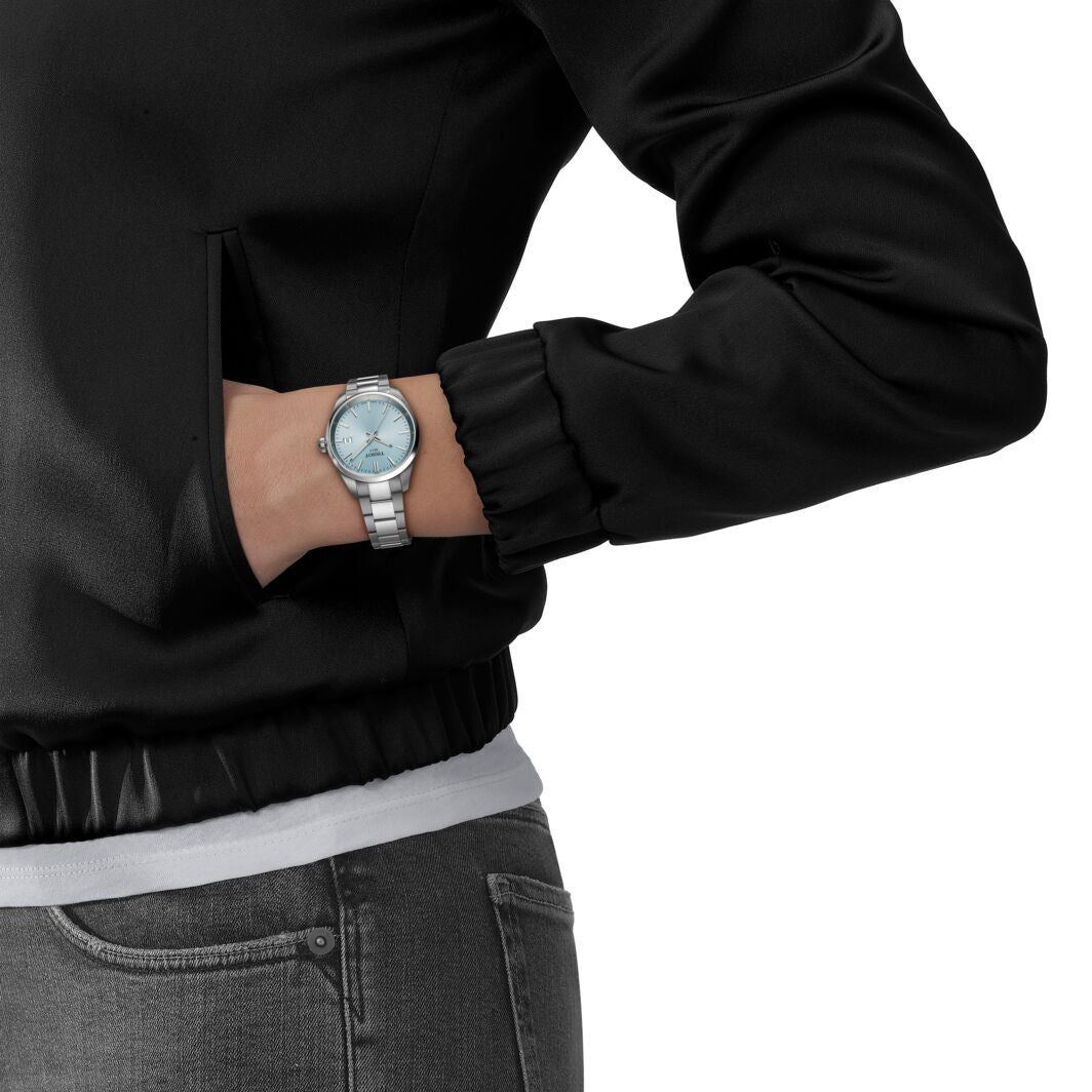 Tissot PR 100 Lady Quartz 34mm Ice Blue & Steel Bracelet T1502101135100