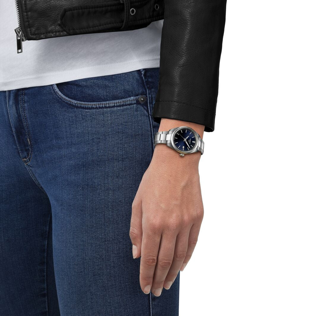 Tissot PR 100 Lady Quartz 34mm Blue & Steel Bracelet T1502101104100