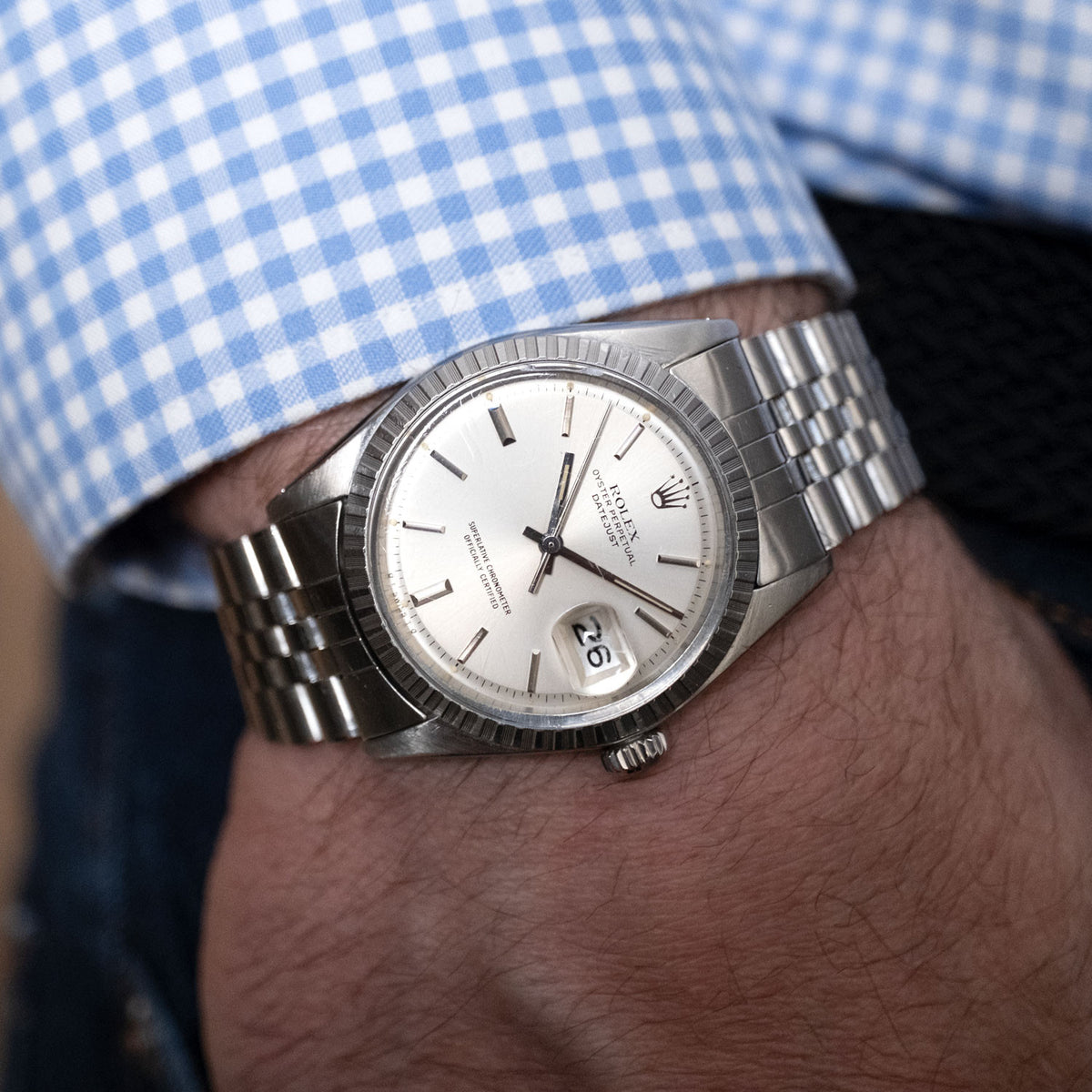 BEGAGNAD Rolex Datejust 36 Stål & Vitguld 16003