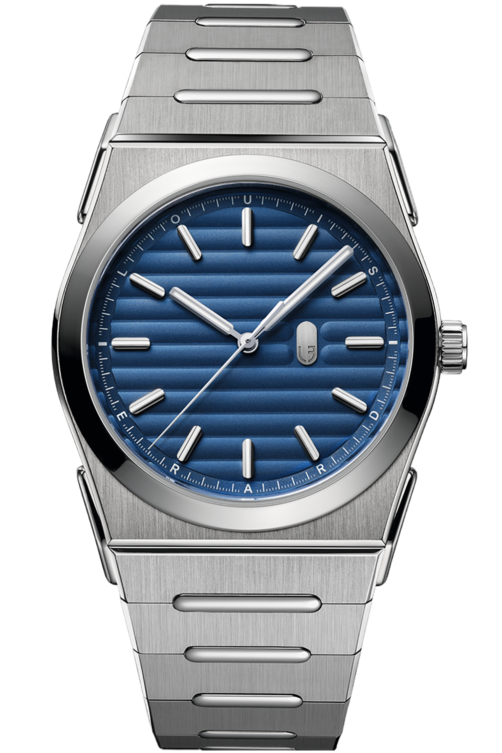 Louis Erard 2340 Titanium & Stål Blå 35123TA01.BMT12