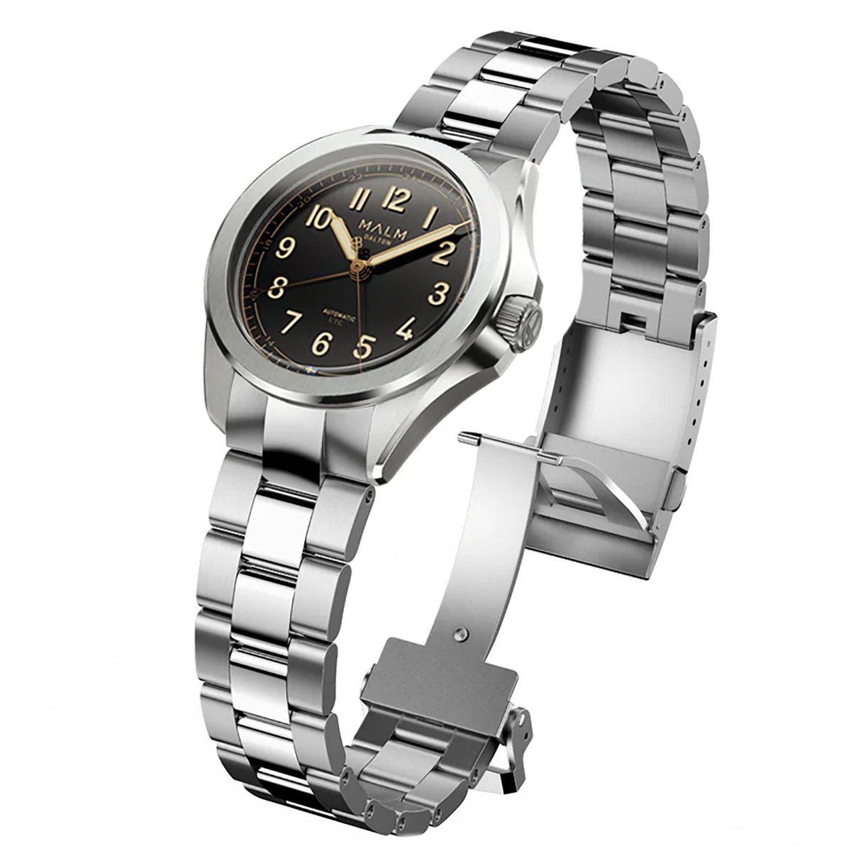 MALM Dalton Black UTC Automatic 38 MW-DA38BLKUTC