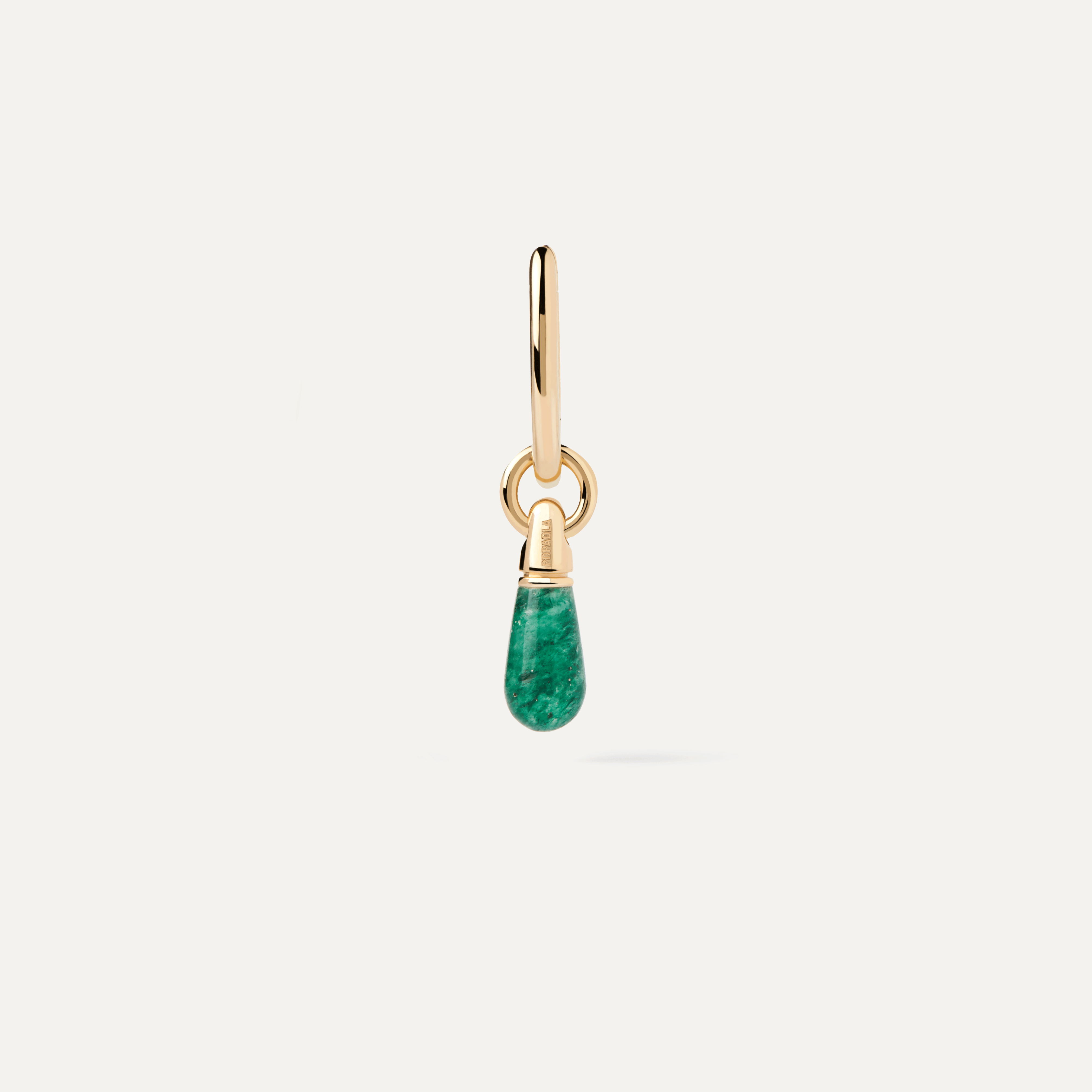 PDPAOLA AVENTURINE JUPITER SINGLE HOOP