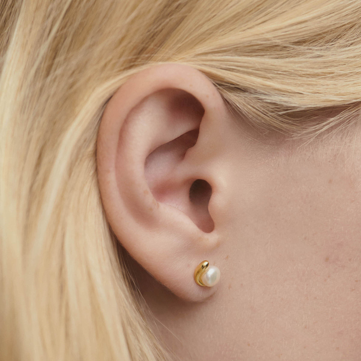 PDPAOLA LA PERLA MINI STUD Örhängen