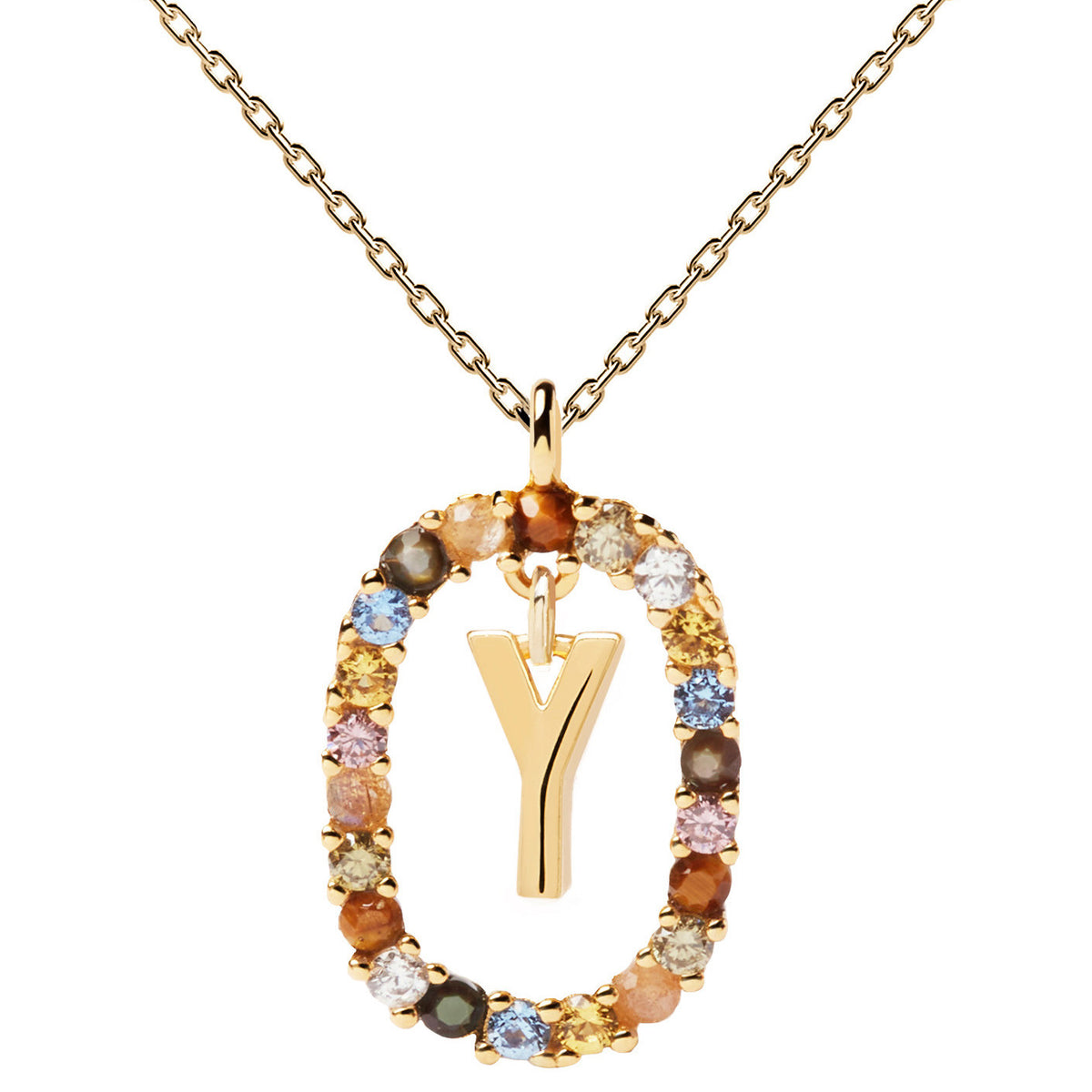 PDPAOLA LETTER Y NECKLACE