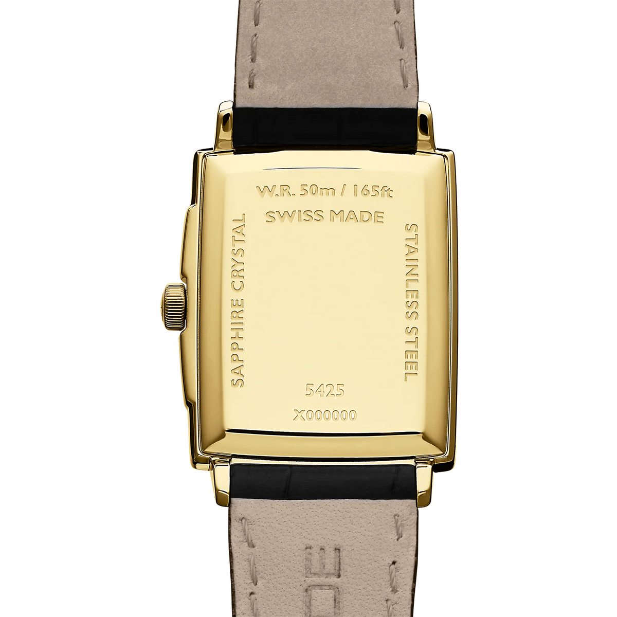 Raymond Weil Toccata Fyrkantig Guld & Läder Kvarts 28Mm