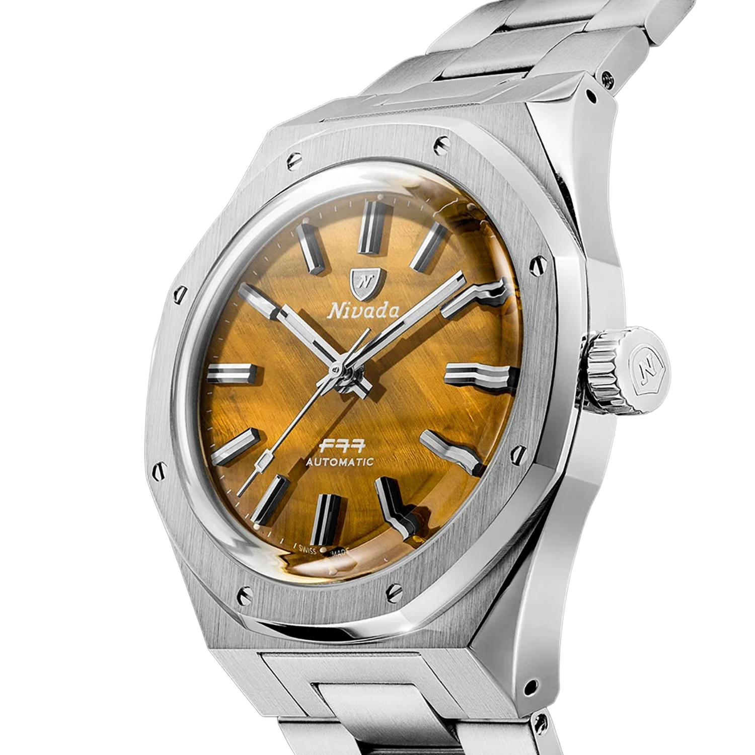 Nivada Grenchen F77 TIGER EYE MARK 1 37MM