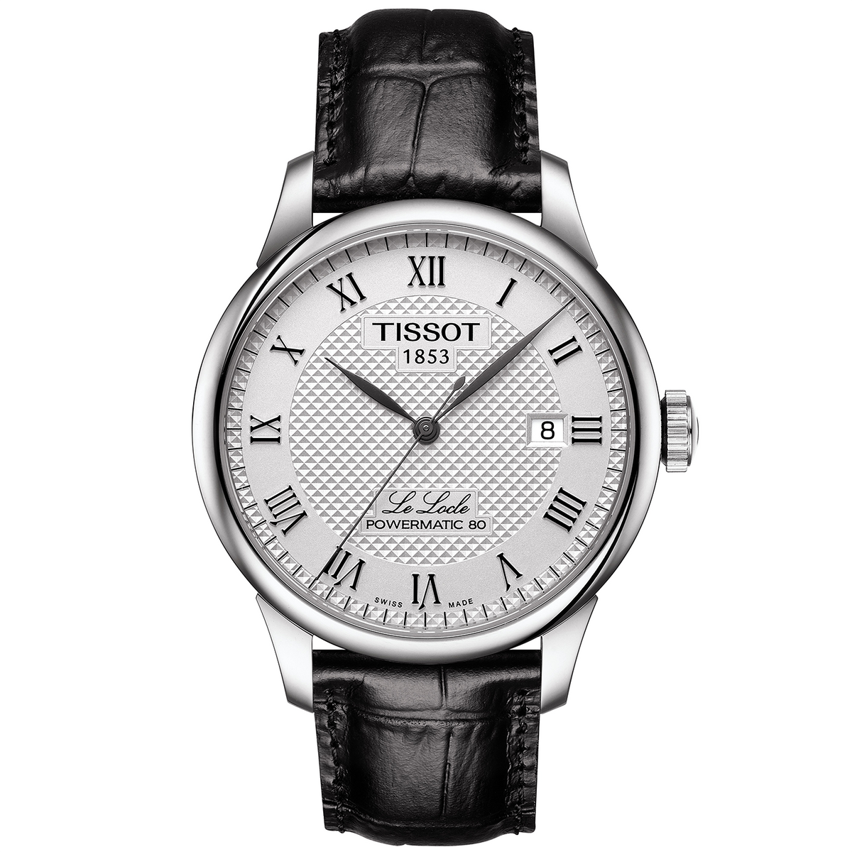 Tissot - Le Locle Powermatic 80 Silver & leather strap