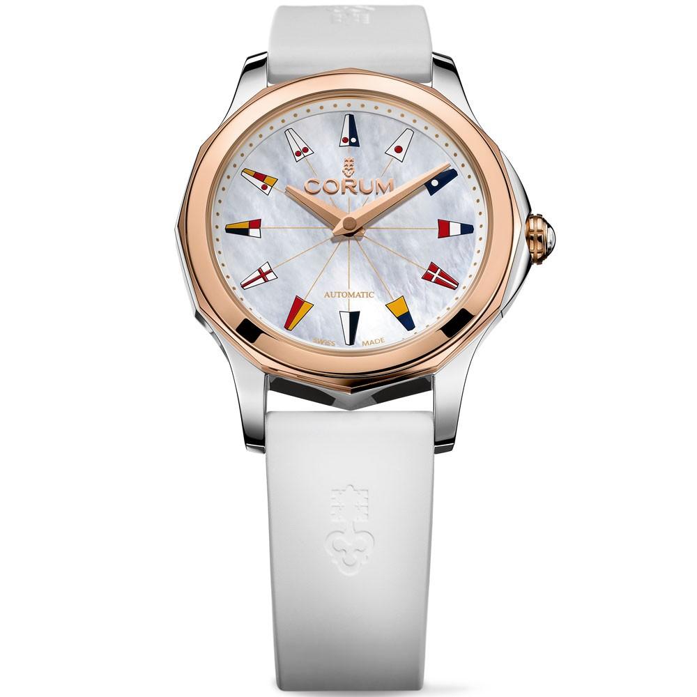 Corum Admiral Legend 32 mm Mother pearl Rose Gold