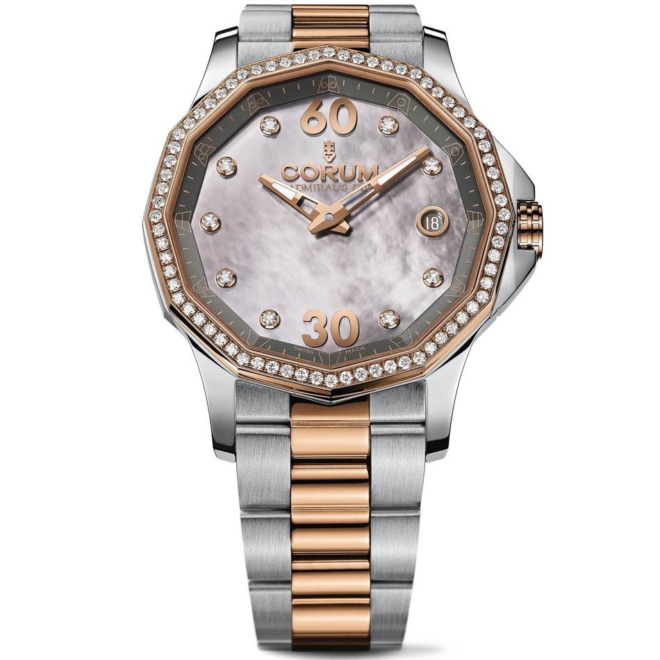 Corum Admiral Legend 32 mm Rose Guld & Diamanter