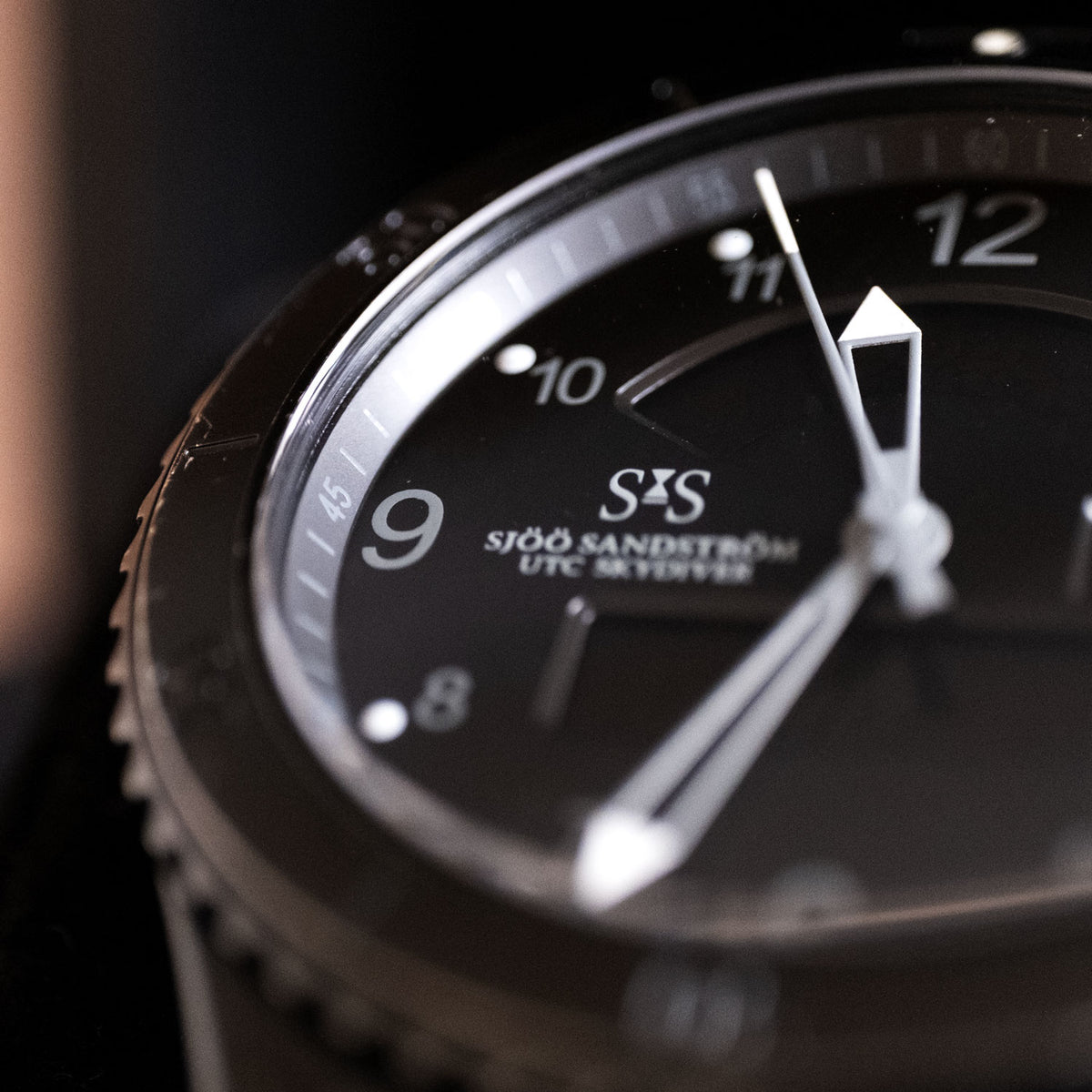 BEGANGNAD Sjöö Sandström UTC Skydiver 44mm 020364