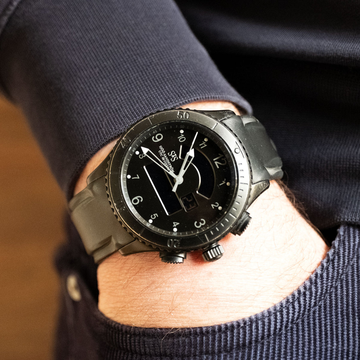 BEGANGNAD Sjöö Sandström UTC Skydiver 44mm 020364