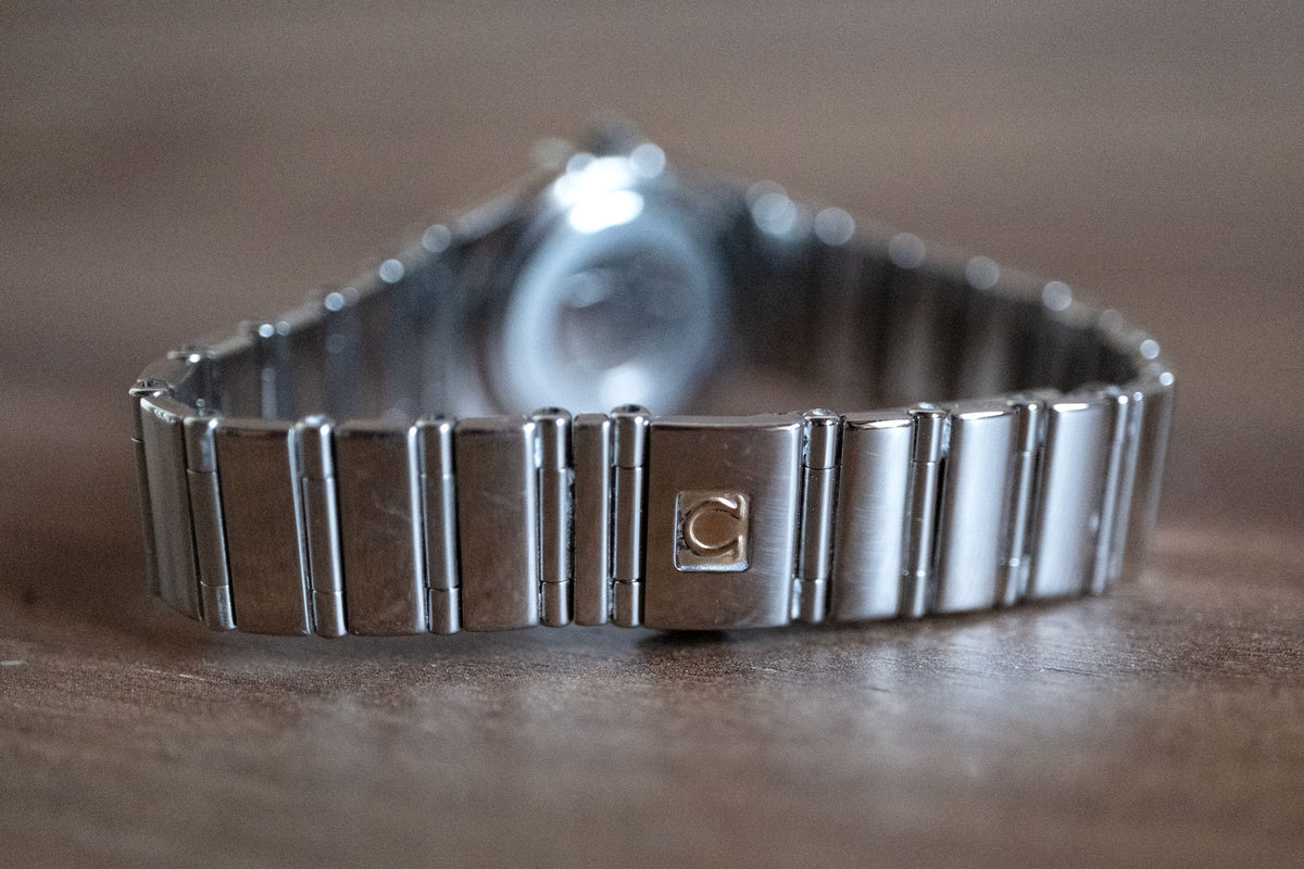 PRE-OWNED Omega Constellation Steel & Diamonds 1465.71.00