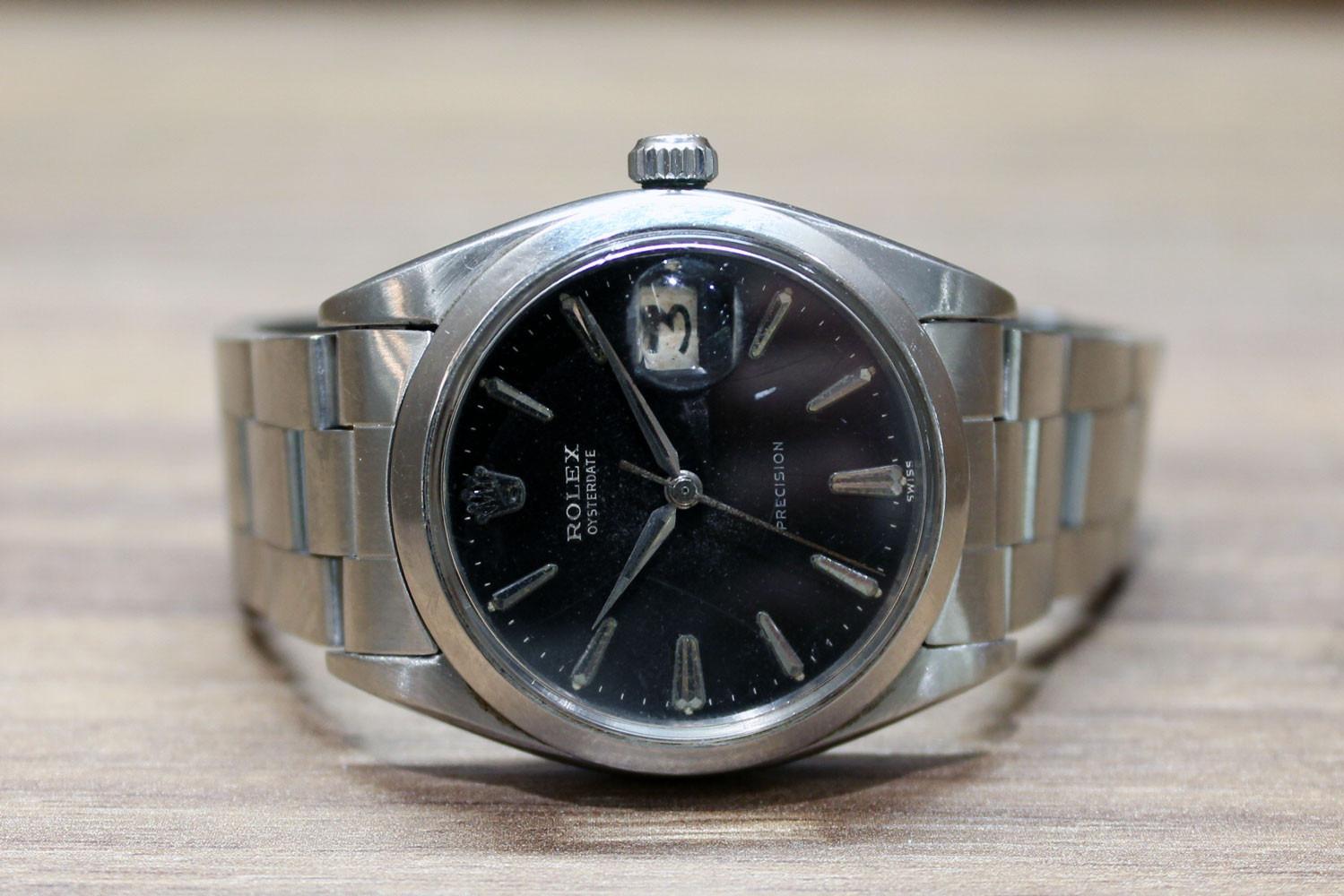 BEGAGNAD Rolex Datejust Oyster Precision År 1961