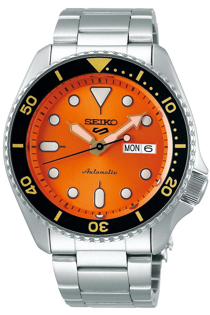 SEIKO 5 SPORTS Mens Orange SRPD59K1