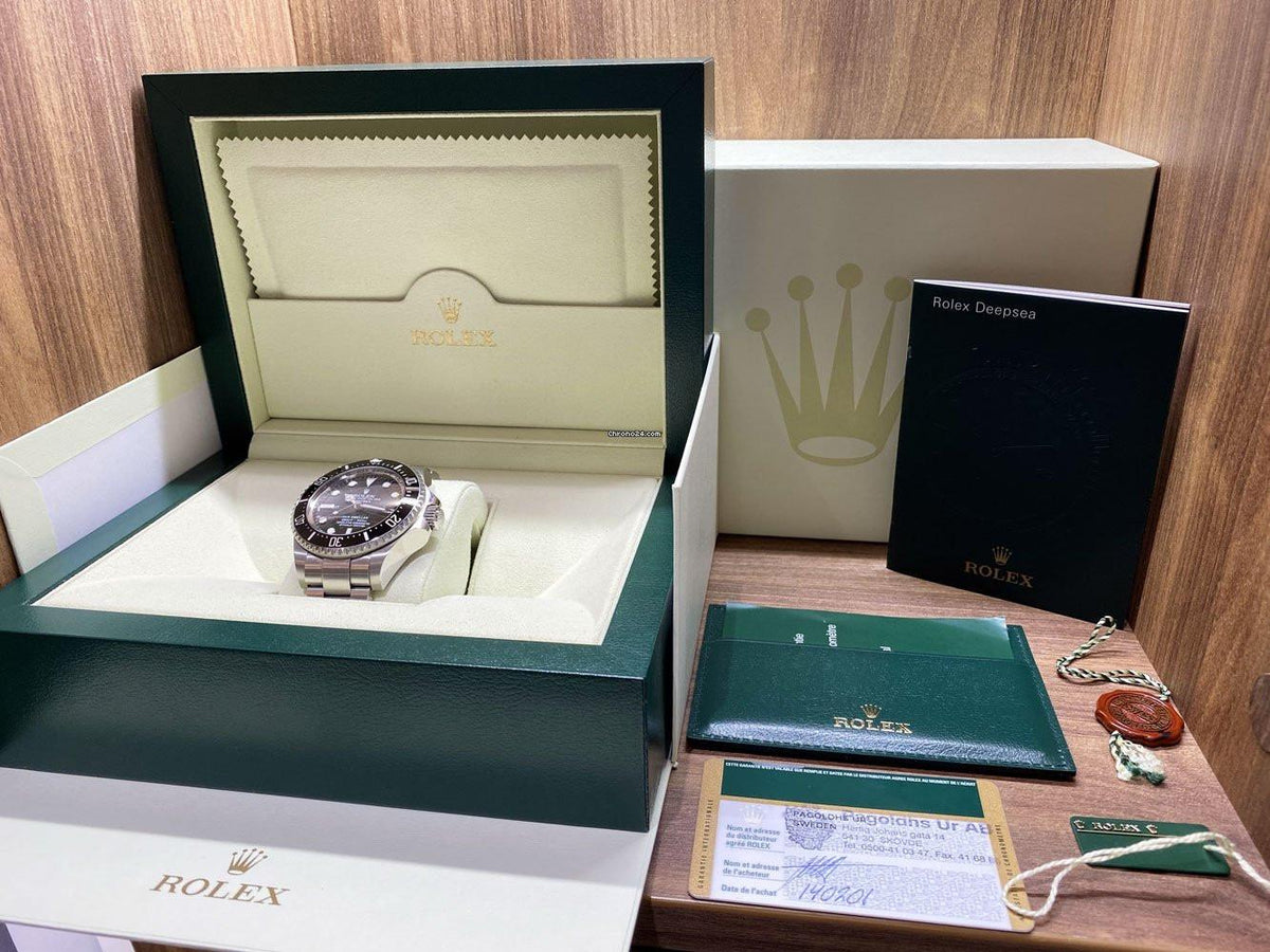 BEGAGNAD Rolex Sea-Dweller Deepsea Svart & Stål