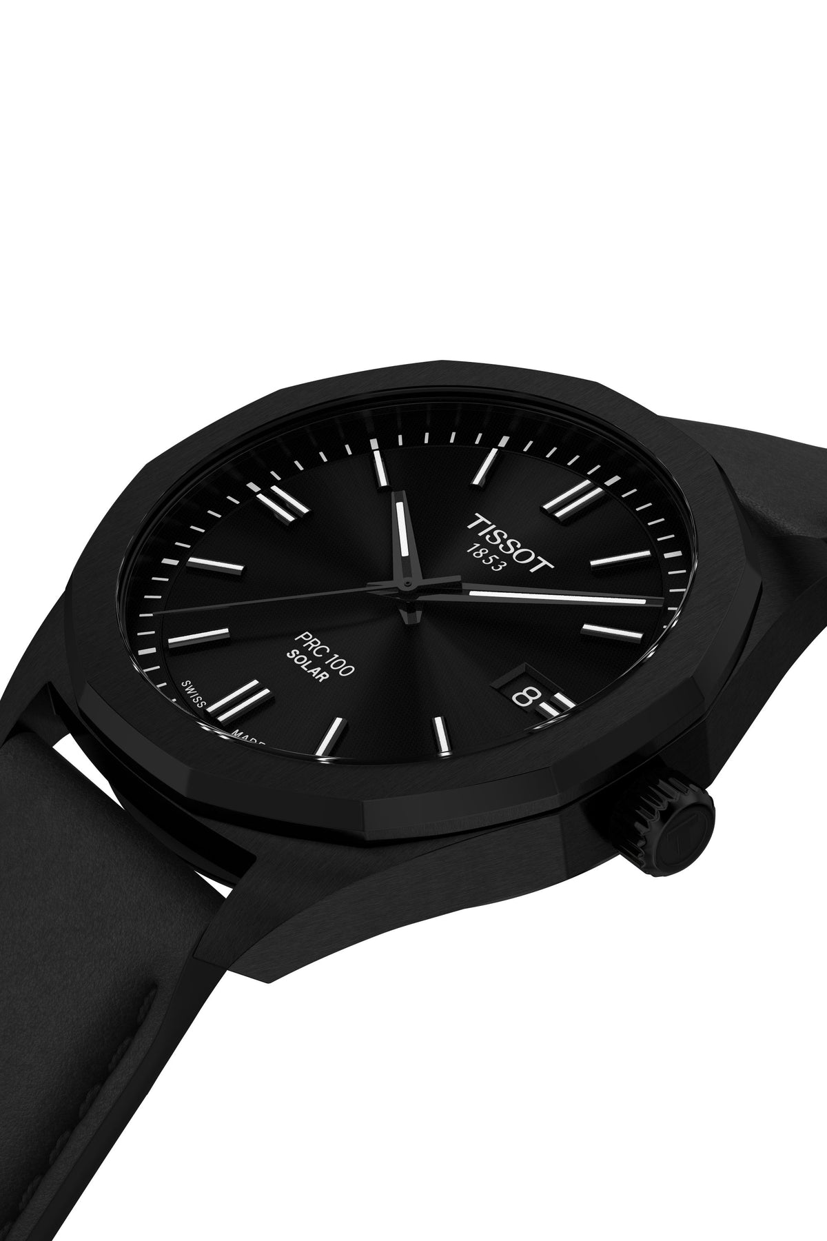Tissot PRC 100 Solar Black PVD 39mm T151.422.36.051.00