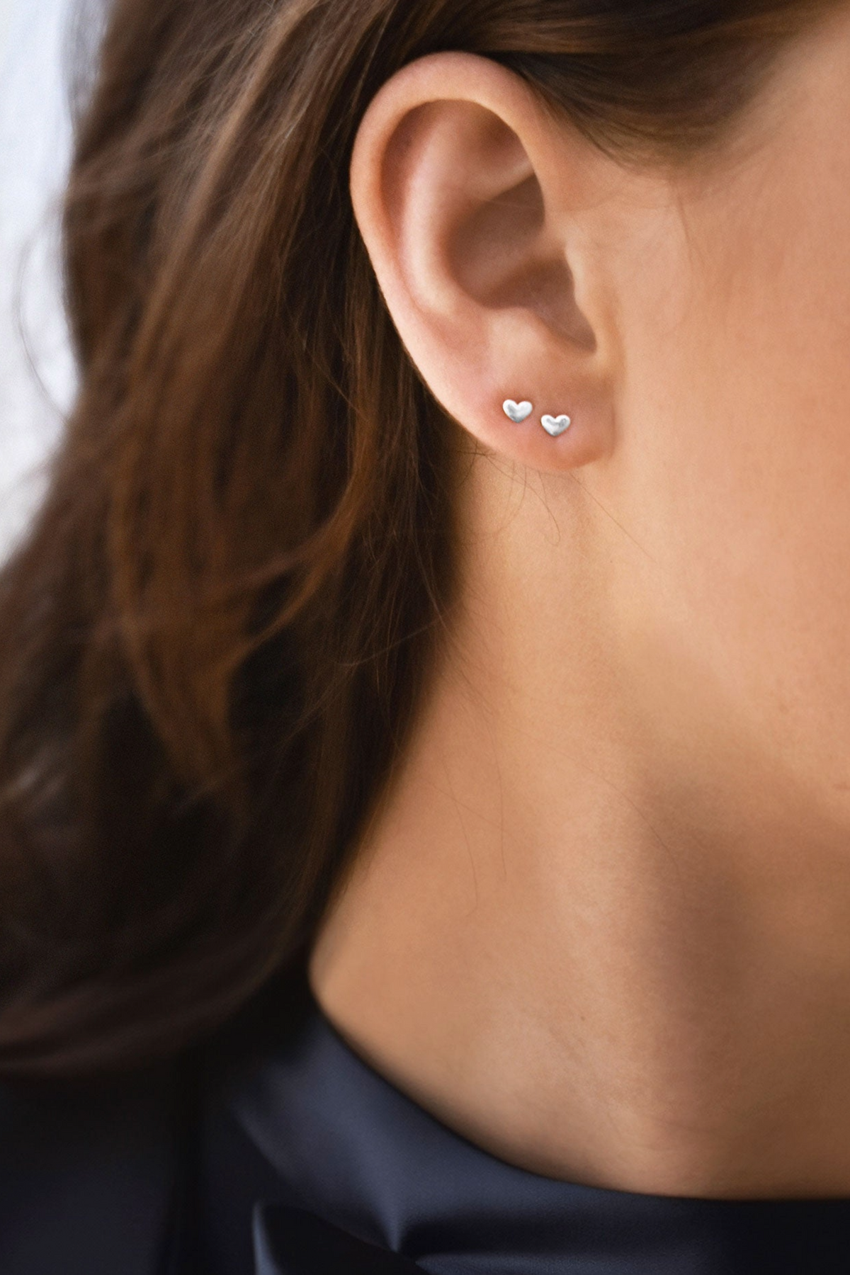 Drakenberg Sjölin Loving Heart drop studs LHT-E10000-S