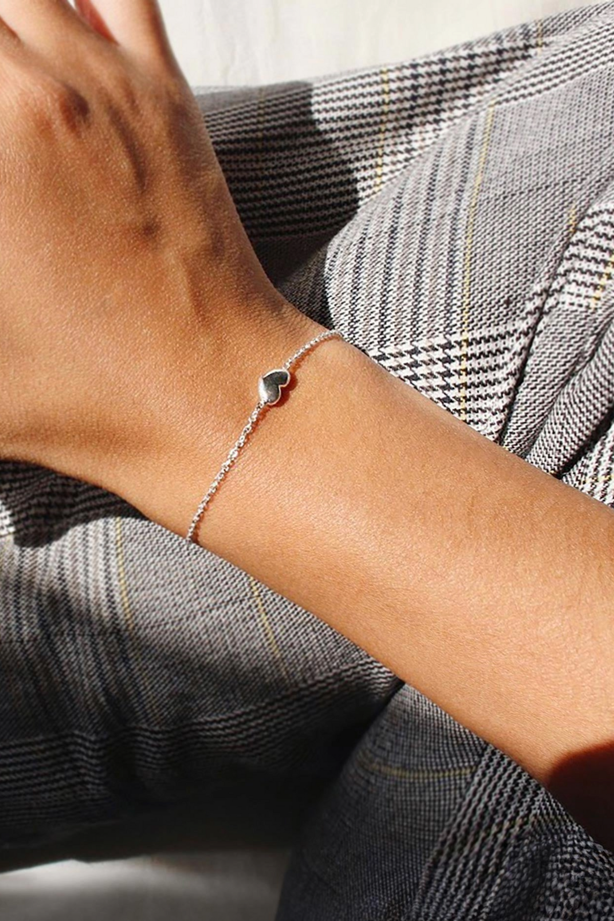 Drakenberg Sjölin Loving Heart medium enkelarmband LHT-B2M000-S
