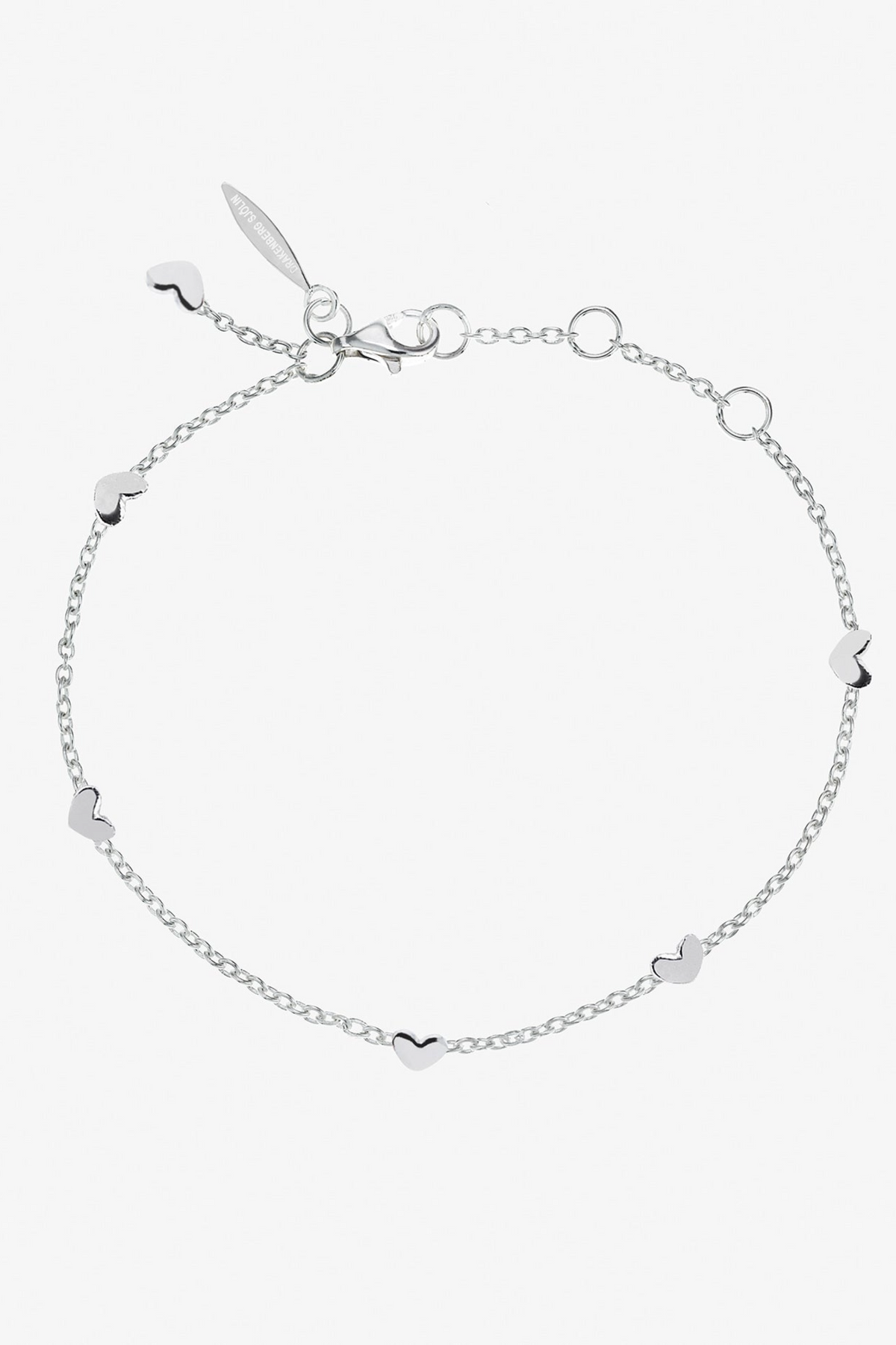 Drakenberg Sjölin Loving Heart drop-armband i full längd LHT-B2S000-S