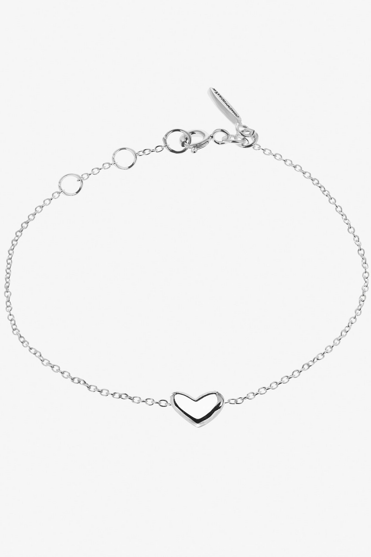 Drakenberg Sjölin Loving Heart medium enkelarmband LHT-B2M000-S